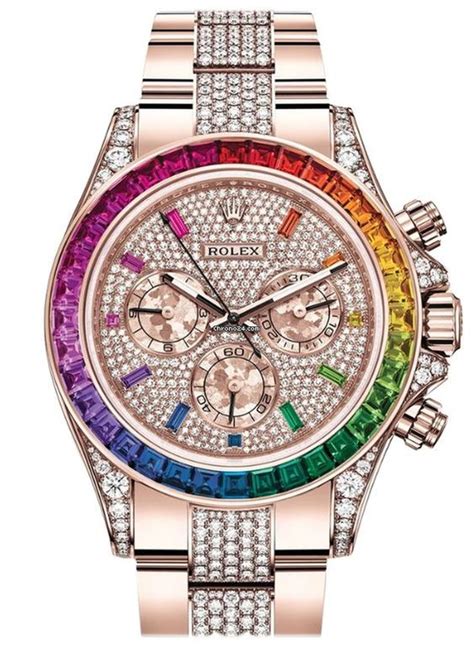 bezel rollie rainbow
